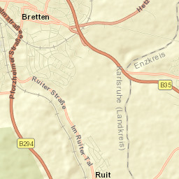 Bretten Street Map