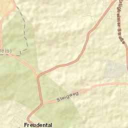 Freudental Street Map