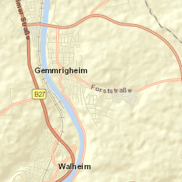 Walheim Street Map