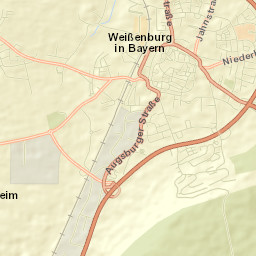 Weißenburg in Bayern Street Map