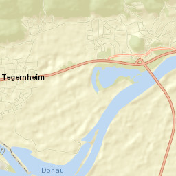 Tegernheim Street Map