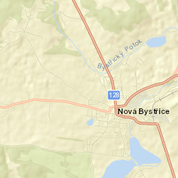 Nová Bystřice Street Map