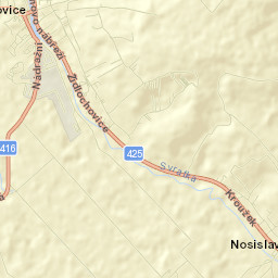 Nosislav Street Map
