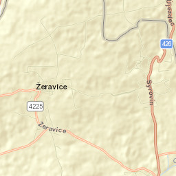 Žeravice Street Map