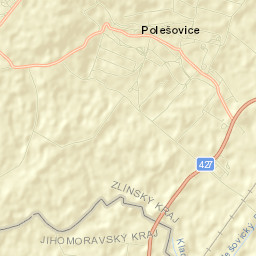 Polešovice Street Map