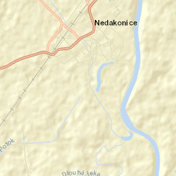 Nedakonice Street Map