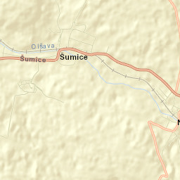Šumice Street Map