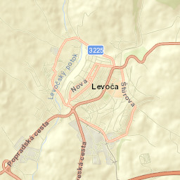 Levoča Street Map