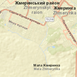 Zhmerynka Street Map
