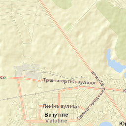 Vatutine Street Map
