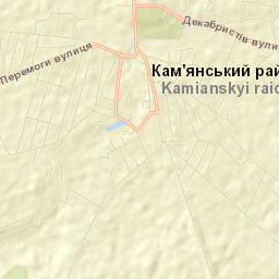 Kamianka Street Map