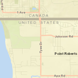 Point Roberts Street Map