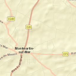 Montmartin-sur-Mer Street Map