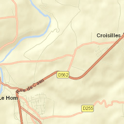 Thury-Harcourt Street Map