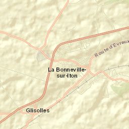 La Bonneville-sur-Iton Street Map