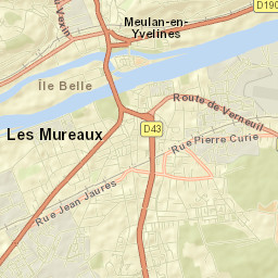Les Mureaux Street Map