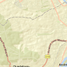 Andrésy Street Map