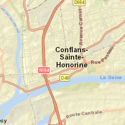 Conflans-Sainte-Honorine Street Map
