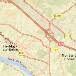 Herblay Street Map