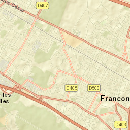Franconville Street Map