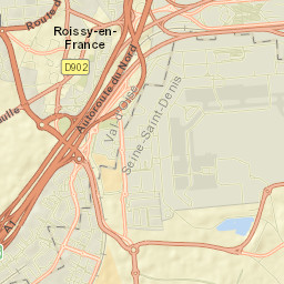 Roissy-en-France Street Map