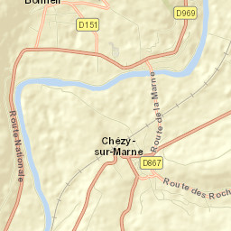 Chézy-sur-Marne Street Map