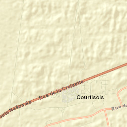 Courtisols Street Map