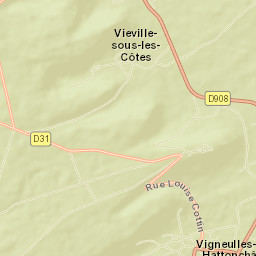 Vigneulles-lès-Hattonchâtel Street Map