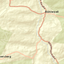 Bühlerzell Street Map