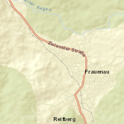 Frauenau Street Map