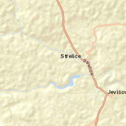 Jevišovice Street Map