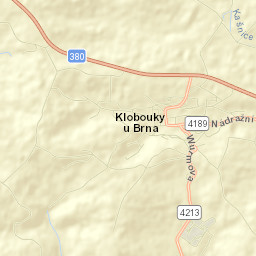 Klobouky Street Map