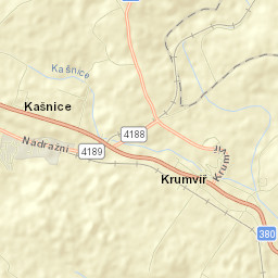 Krumvíř Street Map
