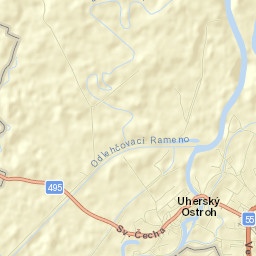 Uherský Ostroh Street Map