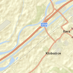 Okres Ilava Street Map