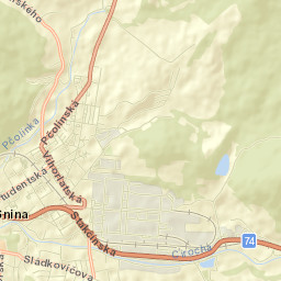 Snina Street Map