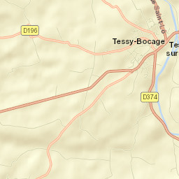 Tessy-sur-Vire Street Map