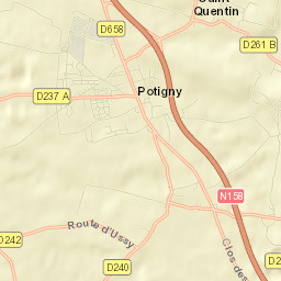 Potigny Street Map