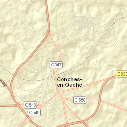 Conches-en-Ouche Street Map