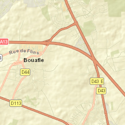 Bouafle Street Map