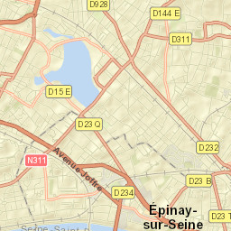 Saint-Gratien Street Map