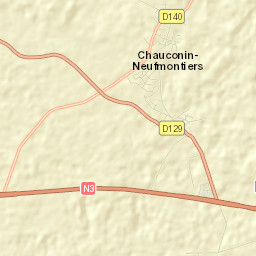 Chauconin-Neufmontiers Street Map