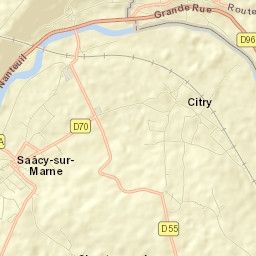 Saâcy-sur-Marne Street Map