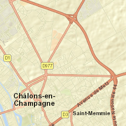 Châlons-en-Champagne Street Map
