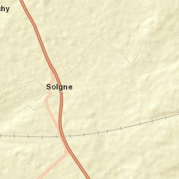 Solgne Street Map