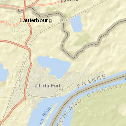 Lauterbourg Street Map