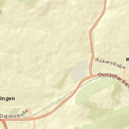 Königsbach-Stein Street Map