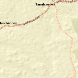 Tannhausen Street Map