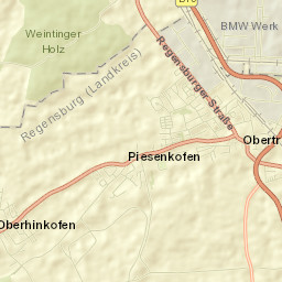Obertraubling Street Map