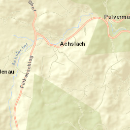 Achslach Street Map